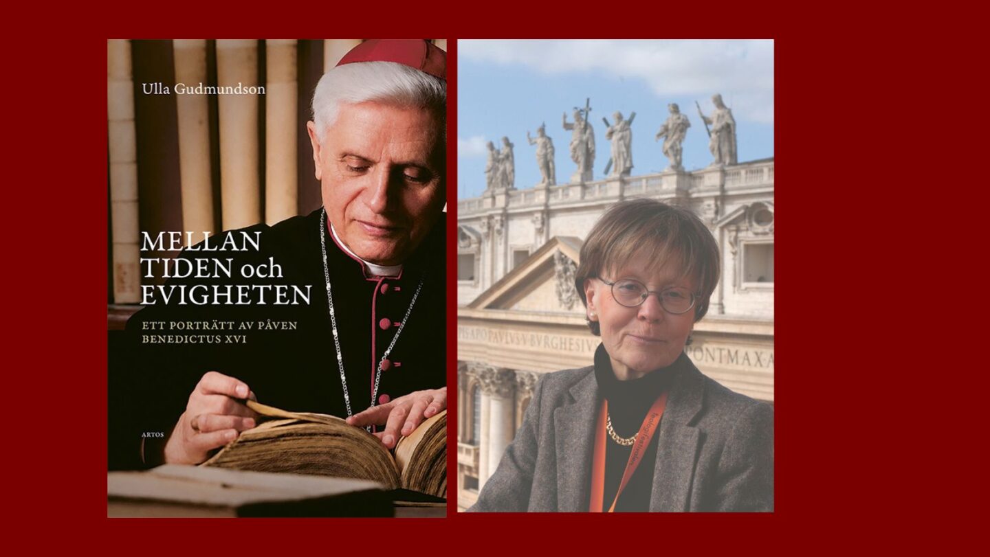Boksläpp av Ulla Gudmundsons bok om Påven Benedictus XVI – Mellan tiden och evigheten